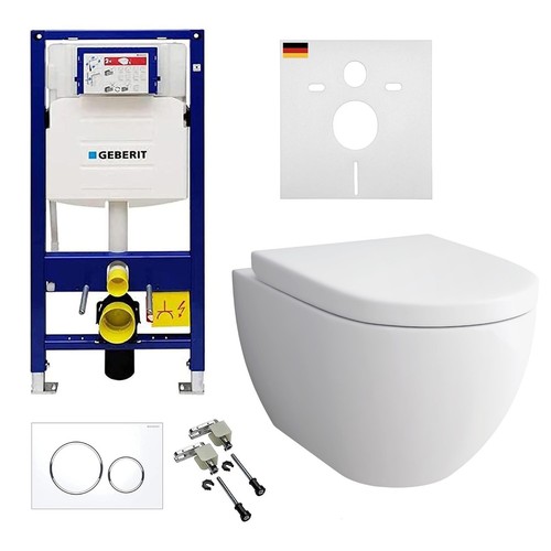 Spülrandloses wand mit - spülrandloses, wc