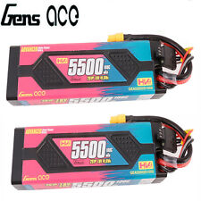 2X Gens Ace 5500mAh 7.6V 100C