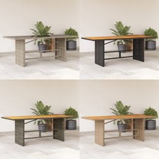 Gartentisch mit Glasplatte