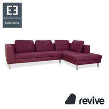 Ewald Schillig Domino Stoff Ecksofa Lila Sofa Couch