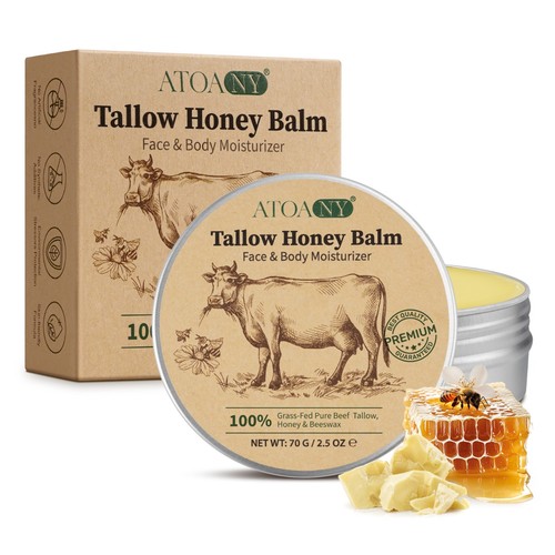 Beef tallow honey balm - honey,