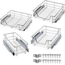 Teleskopschublade Korbauszug Küchenauszug Drahtkorb Korb Schublade Schrankauszug