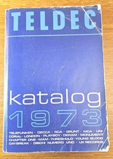D 70er TELDEC alle Labels 1973 Schallplatten Katalog Gesamtkatalog 1128 Seiten