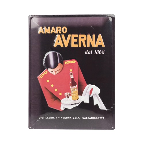 Averna amaro blechschild - averna,