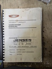 Jensen healey workshop - healey, manual