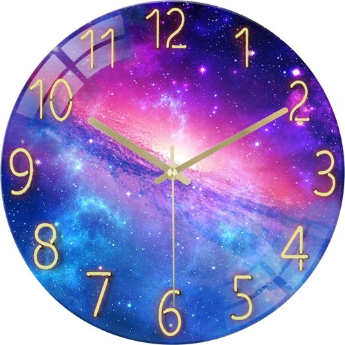 Wanduhr glas 30cm modern - glas,