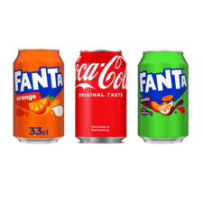 Coca Cola, Fanta Orange &