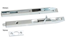 Kantriegel 200/8 Kantenriegel Türkantriegel Rohrkantriegel Silber Verzinkt