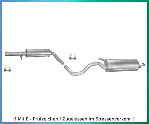 Auspuffanlage für golf - auspuffanlage,