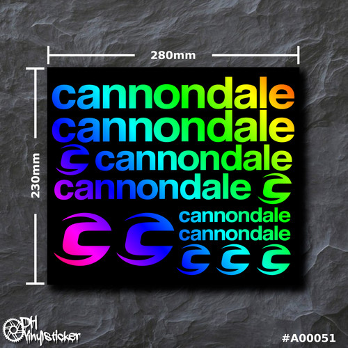 Cannondale sticker hologramm - cannondale,