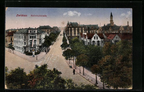 Ansichtskarte zwickau sa - zwickau,