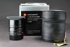 LEICA ELMAR-M 3,8 24mm ASPH. schwarz 6-bit #11648 mit OVP - ROTER PUNKT An+Verka
