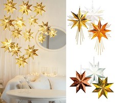 Stern gold kupfer weiß Metall