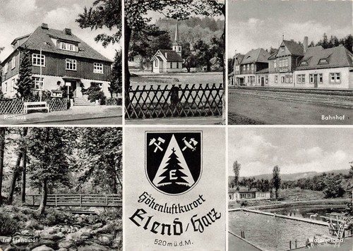 Ddr elend höhenluftkurort - ak,