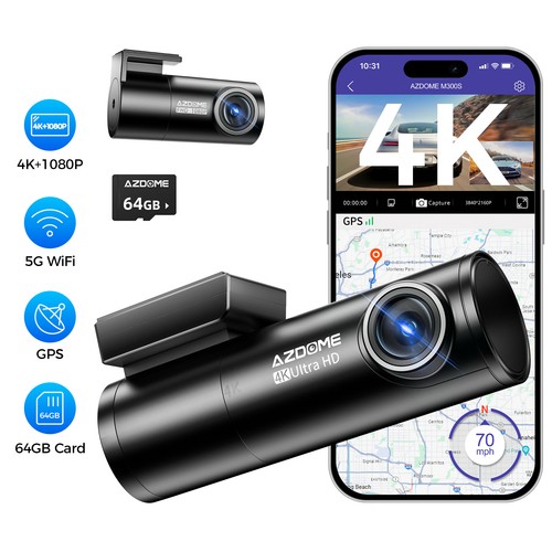Azdome 1080p car dual - azdome,