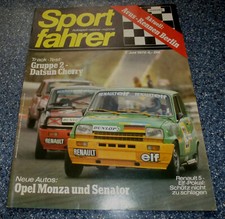 Sportfahrer 6/1978 Datsun Cherry Gr. 2, Rundstrecke, Berg, Slalom, Rennsport