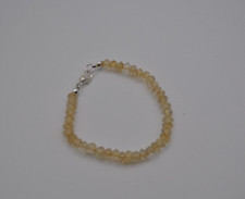 facettierte Citrin Armband