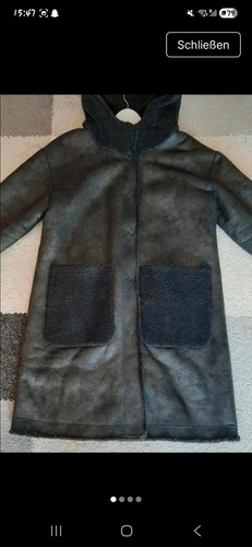 Damen mantel lang schwarz - mantel,