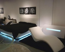 Bett LED Licht Doppelbett 180