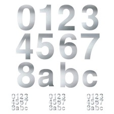 Hausnummer 10 cm / 14 cm / 16 cm / 28 cm Edelstahl VA NEU Made in Germany Zahlen