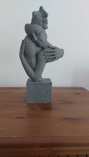 Deko-Büste,steingrau,H 34/B 16cm