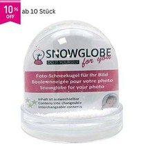 Foto-Schneekugel groß mit