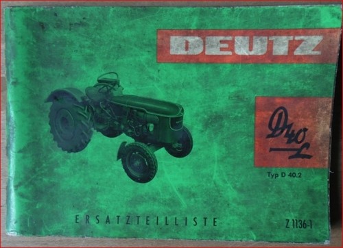 Deutz schlepper d40 - schlepper, l