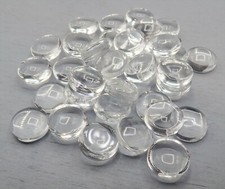 8mm Cabochon aus Glas rund