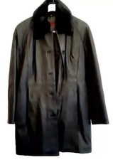 Avitano Damen Echt Ledermantel Schwarz Gr.38 1x Getragen Top Zustand