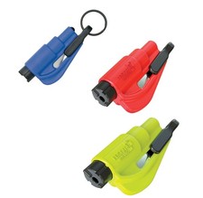 RESQME Rettungswerkzeug Notfallhammer Gurtschneider Federkörner Feuerwehr