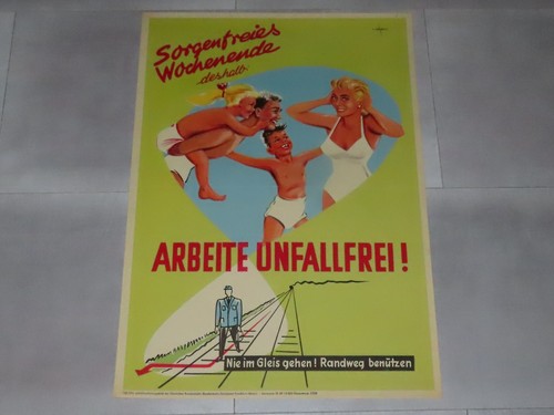 Plakat deutsche bundesbahn - plakat,