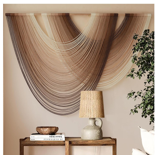 Makramee wandbehang boho dip - wandbehang,