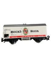 Märklin HO Güterwagen Beck's Bier Modelleisenbahn Waggon Mehrfarbig 12cm