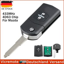 2 Tasten Funk Schlüssel Fernbedienung 433MHz Für Mazda 3 5 6 CX7 41781 41521