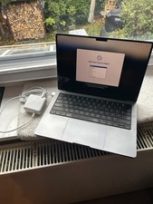 Apple MacBook Pro 14 Zoll (512GB SSD, M1 Pro, 16GB) Laptop - grau - QWERTY