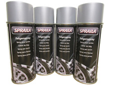 4 Spraydosen Silber Felgensilber Alufelgen Spray Felgenspray metallic met. 400ml