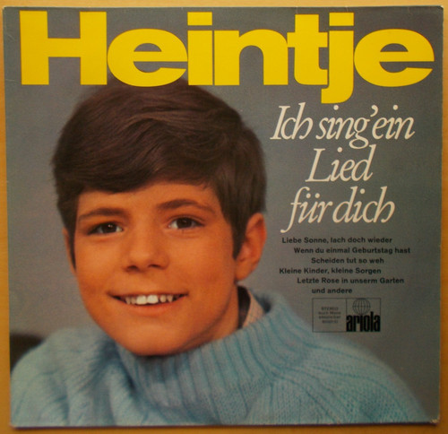 Heintje ich sing ein lied - sing`,