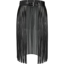 WERFORU Damen Fransen Rock