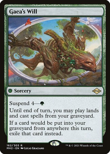 Magic mtg gaea - gaea's, mh2-162