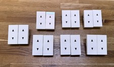 7x Gira 115003 Wippe 2-fach