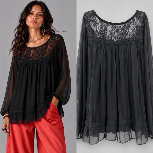 Damen seidenbluse tunika - damen,