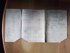 Fahrzeugbrief Kfz - Brief. Deutz 5006 EZ.73 mit Beiblatt Reifen