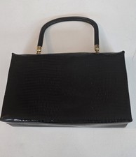 Schwarze Handtasche mit
