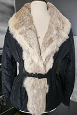 Echt Pelz Damen  Jacke Rabbit