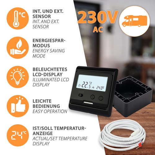 230v thermostat - 230v,
