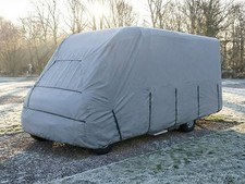 Deiwo Premium Wohnmobil Schutzhülle 235x600x270cm Ganzgarage Abdeckplane 160g/m2