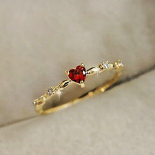 750er Gold Damen Ring Herz