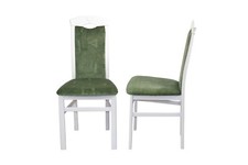 2er Set Stühle Velour-Stoff