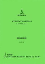 Werkstatthandbuch DEUTZ  D5006 auch für D4006 und D5506