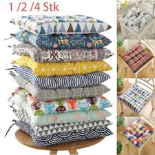 1/2/4Stk Stuhlkissen Sitzkissen Stuhlauflage Sitzauflage Stuhlpolster 30/40/50cm